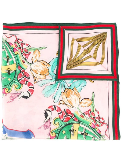 Gucci Printed Silk-twill Scarf