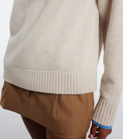 Acne Studios Layered Wool Sweater In Multi
