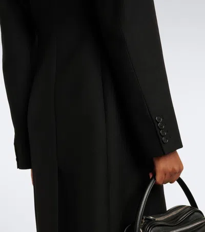 Acne Studios Single-breasted Wool Coat In Black