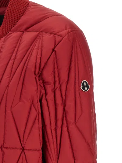Rick Owens Down Jacket In Red