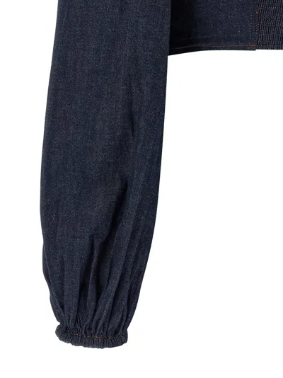 Zimmermann Aster Blouse In Navy