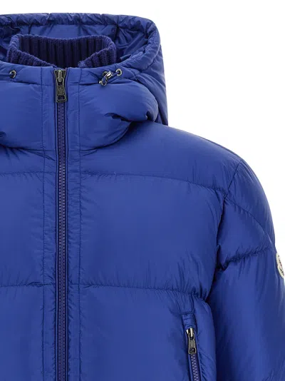 Moncler Down Jacket In Blue