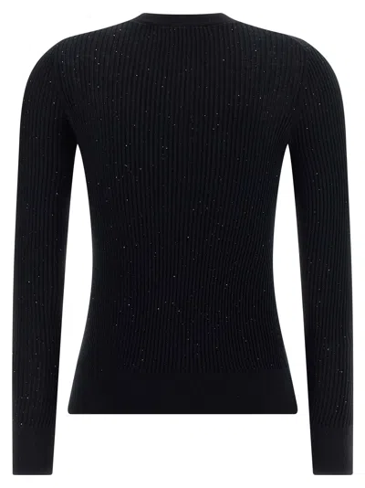 Max Mara Studio Marabu Sweater In Black