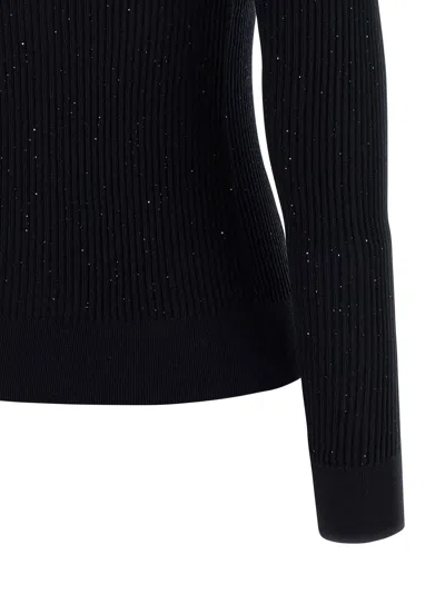 Max Mara Studio Marabu Sweater In Black