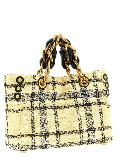 Balmain Shoulder Bag In Cream