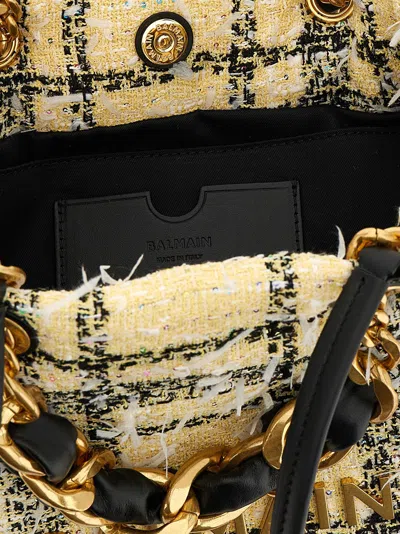 Balmain Shoulder Bag In Cream