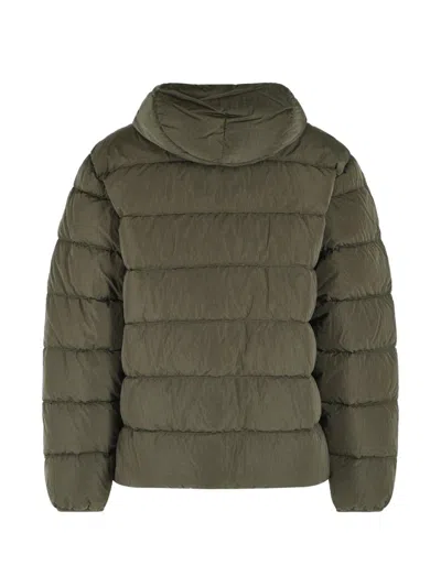 C.p. Company Quilted Down Down Jacket In Khaki