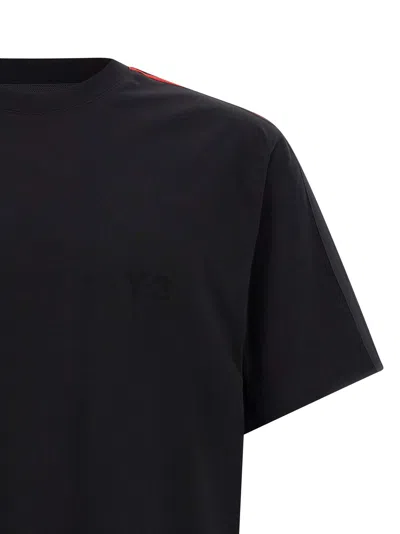 Y-3 Gradient 3 Stripe T-shirt In Black