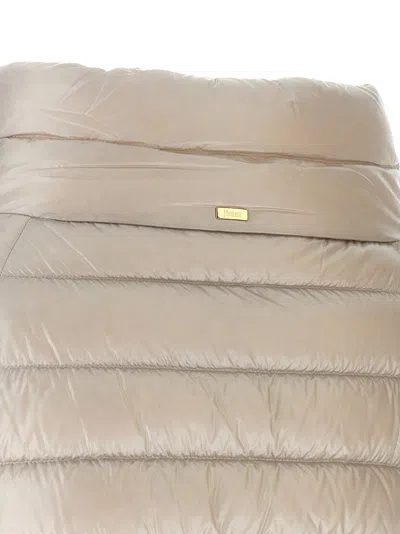 Herno Sofia Down Jacket In Greige
