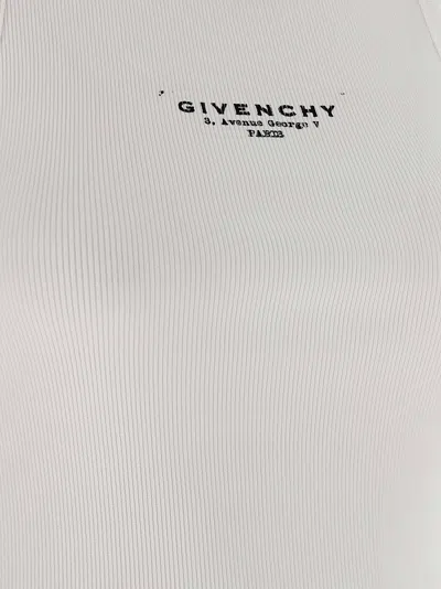 Givenchy Logo-embroidered Tank Top In White