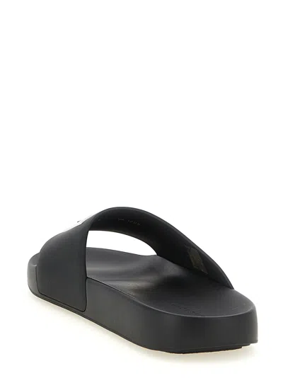 Givenchy Label Logo Mules In Black