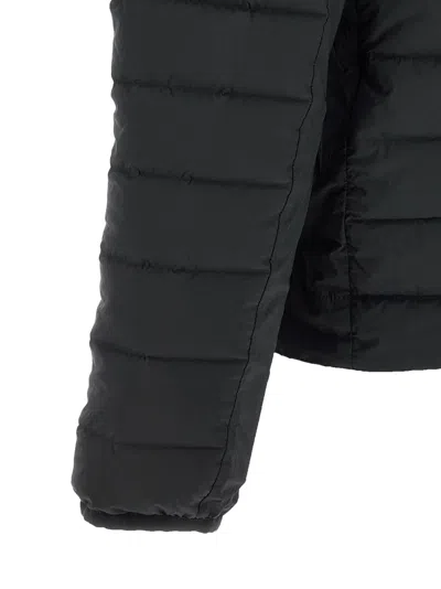 Stone Island Quilted Technical Down Jacket In Black