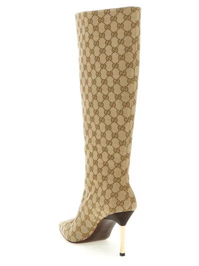 Gucci Bombshell Boot In Beige