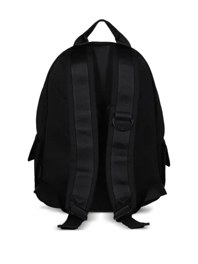 Y-3 Logo Nylon Backpack In Black