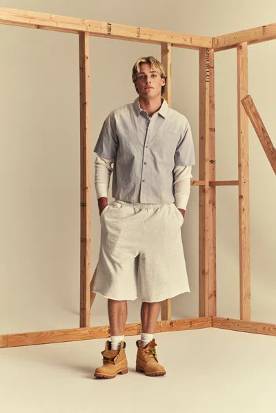 Elwood Boxy Button Up In Gingham
