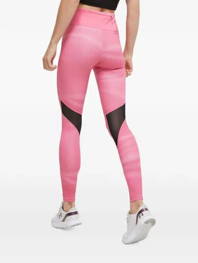 Mizuno Dot Pattern Leggings In Pink