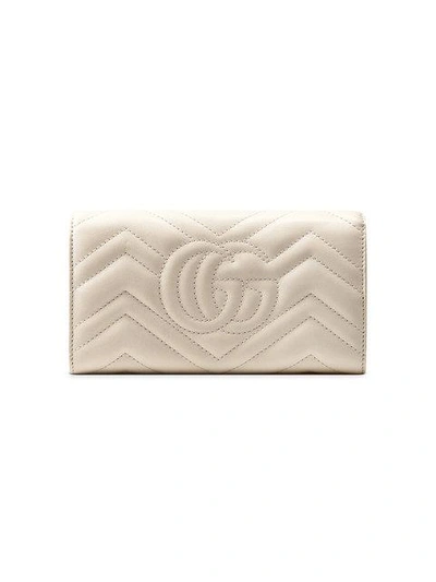 Shop Gucci Gg Marmont Continental Wallet