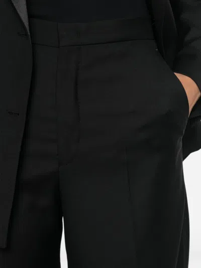 Tagliatore Double-breasted Virgin Wool Suit Jacket In Blue