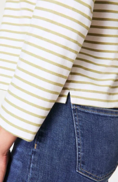 Spanx ® Stripe Boxy Top In White