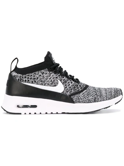 Nike Air Max Thea Ultra Flyknit Sneakers In Black