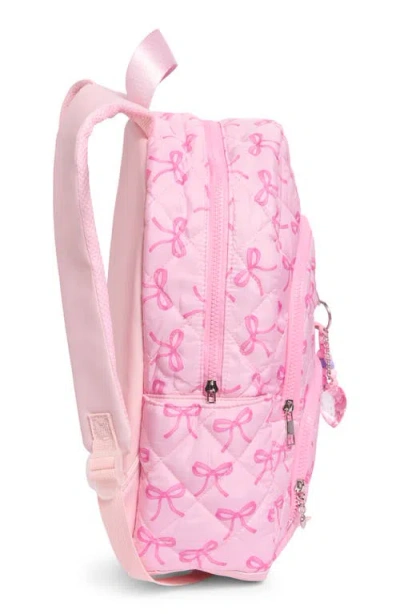 Omg Accessories Large Bow Quilted Backpack In Lollipop
