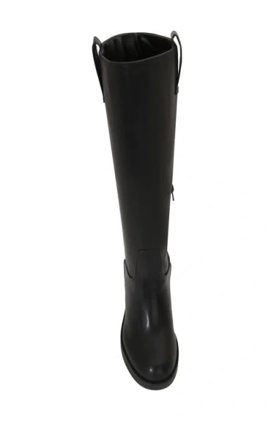 Berness Knee High Block Heel Boot In Black