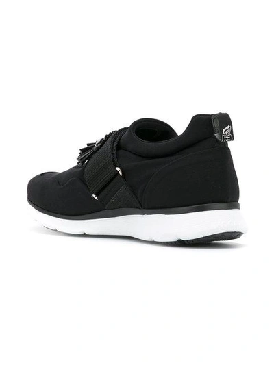 Shop Hogan Crystal-embellished Sneakers In Black