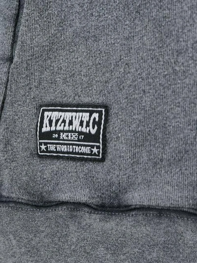 Shop Ktz Inside-out Hoodie - Grey