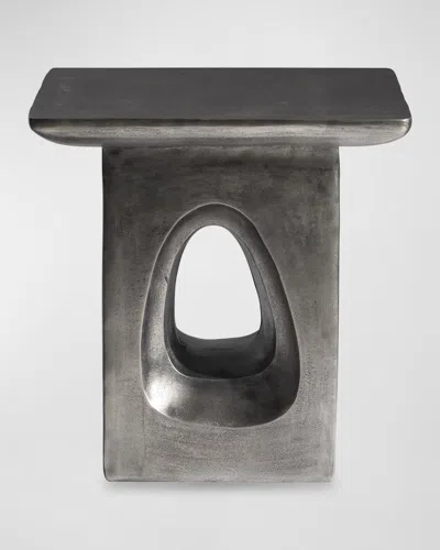 Bernhardt Interiors Argo Side Table In Gray