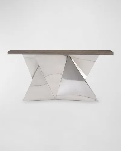 Bernhardt Interiors Binti Console Table In White