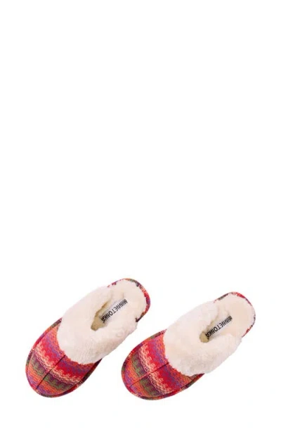 Minnetonka Chesney Mule Slipper In Horizon Multi