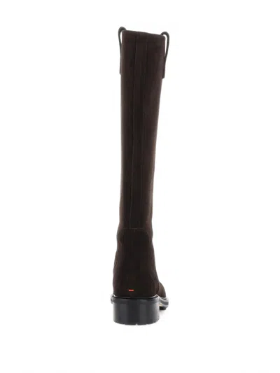 Aeyde Suede Knee-high Boots In Multi