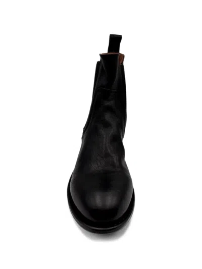 Fiorentini + Baker Elasticated Leather Boots In Black