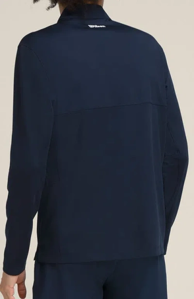 Wilson Elevate Performance Half Zip Pullover In Black