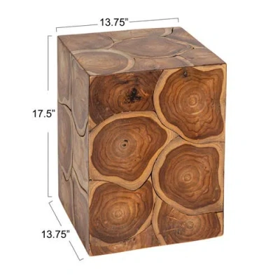 Rowena Interiors Square End Table In Natural