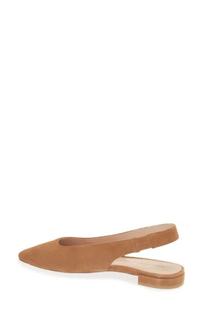 Stuart Weitzman Stassi Slingback Flat In Toastedalmond