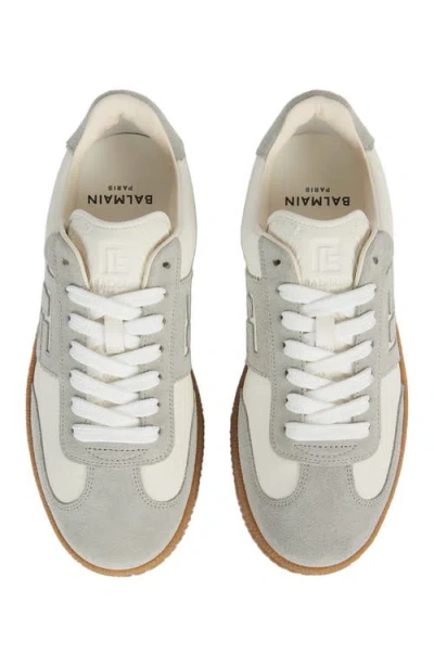 Balmain Swan Trainers In Grey