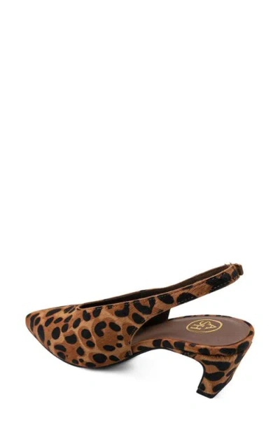 Ash Vera Slingback Pump In Brown Multi
