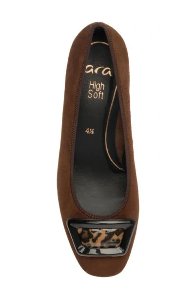 Ara Gale Pump In Brown