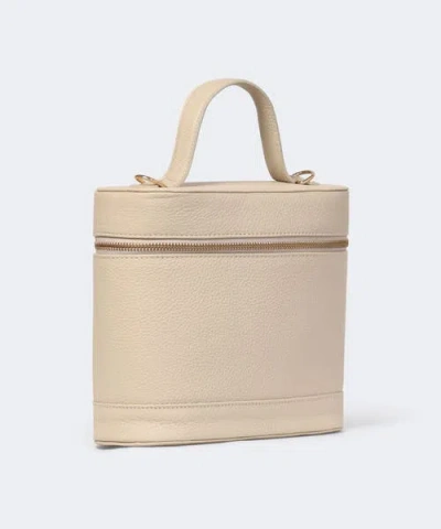 Mesch Baul Leather Bag In Ivory