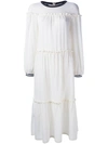MOTHER OF PEARL tiered dress,DRYCLEANONLY