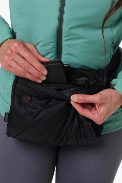 Mobile Warming Quilted Hand Warmer In Black