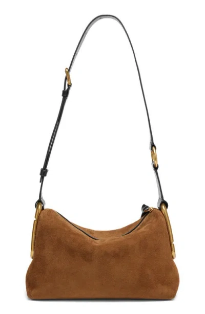 Marc Jacobs Scene Medium Suede Shoulder Bag In Copper