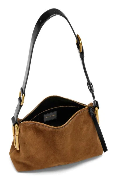 Marc Jacobs Scene Medium Suede Shoulder Bag In Copper