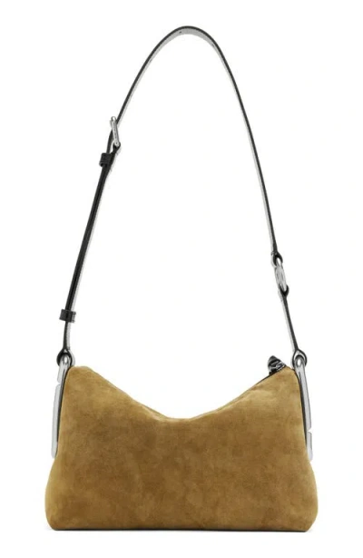 Marc Jacobs Scene Medium Suede Shoulder Bag In Hazelnut
