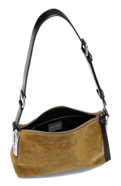 Marc Jacobs Scene Medium Suede Shoulder Bag In Hazelnut