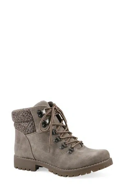 Cliffs By White Mountain Pathfield Lace-up Boot In Stone/ Fabric