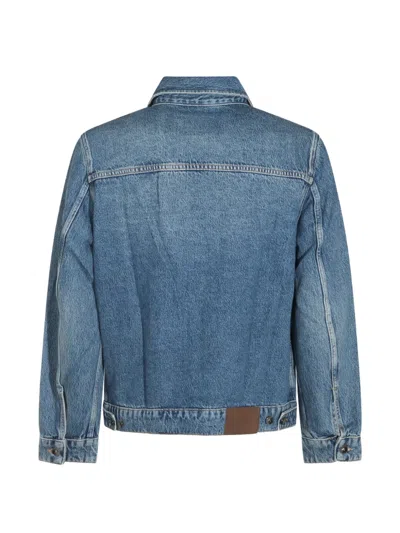 Rag & Bone Rb 3 Denim Trucker Jacket In Multi