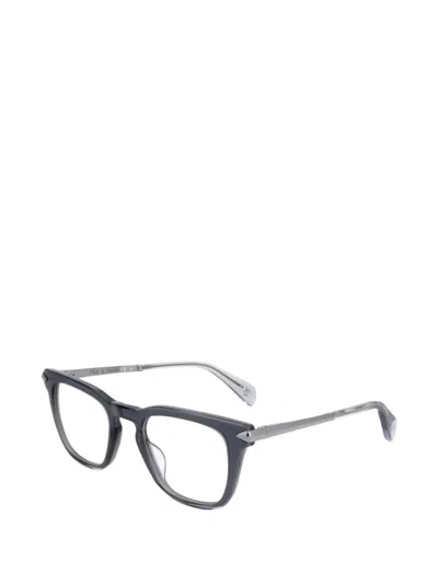 Rag & Bone Square-frame Glasses In Gray