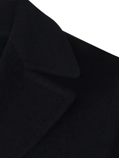 Montecore Double-breasted Coat In Blue